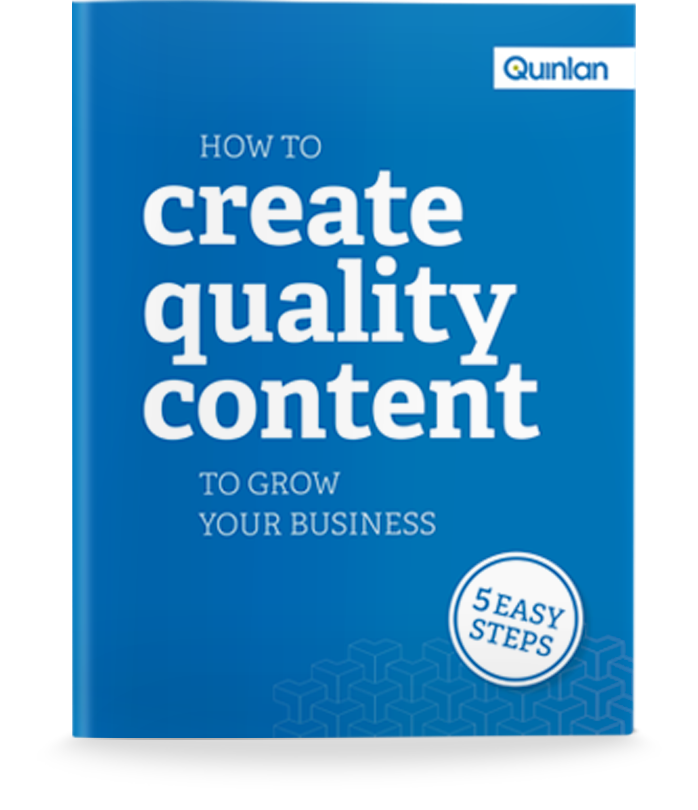 create quality content book cover